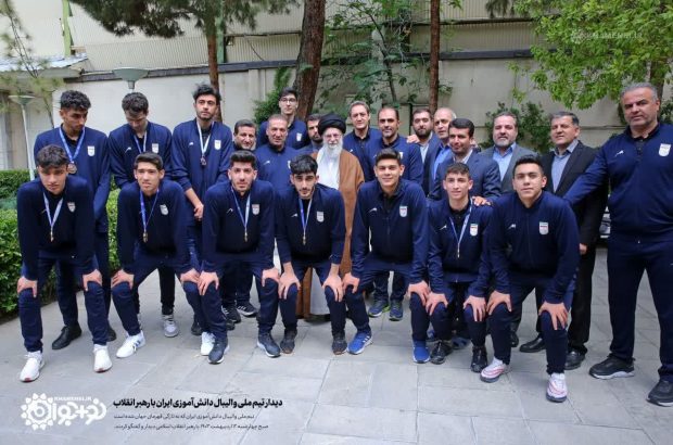 قهرمانی  تیم  منتخب دانش آموزی والیبال به مسابقات جهانی
